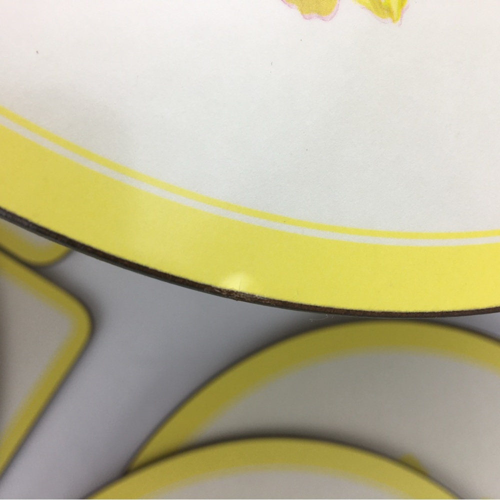 Vintage Pimpernel Yellow Floral Placemats and Coasters Set Cottagecore Botanical - Picture 7 of 13